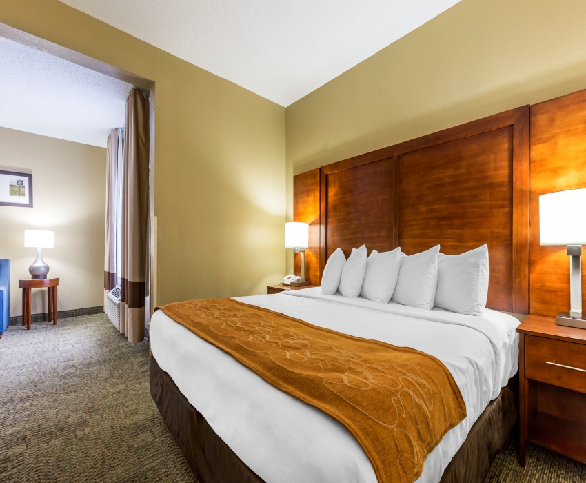 1 King Bed, 1 Room Suite